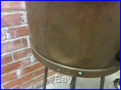 Antique Thomas Mills Bros. Copper Candy Chocolate Double Boiler Melting Pot