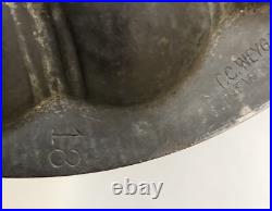 Antique Tin #9782 Large Ocean Sea Shell Clam Seashell Chocolate Mold Primitive