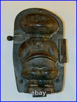 Antique Tin Candy Mold Little Boy Baggy Pants Jacket Tie & Hat Dresden Germany