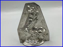 Antique Tin Easter Chocolate Mold Van Emden NY Germany Rabbit/ Bunny Cart W Egg Antique Tin Easter Chocolate Mold Van Emden NY Germany Rabbit/ Bunny Cart W Egg