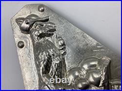 Antique Tin Easter Chocolate Mold Van Emden NY Germany Rabbit/ Bunny Cart W Egg Antique Tin Easter Chocolate Mold Van Emden NY Germany Rabbit/ Bunny Cart W Egg