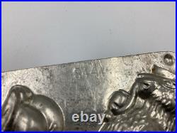 Antique Tin Easter Chocolate Mold Van Emden NY Germany Rabbit/ Bunny Cart W Egg Antique Tin Easter Chocolate Mold Van Emden NY Germany Rabbit/ Bunny Cart W Egg