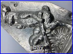 Antique Tin Easter Chocolate Mold Van Emden NY Germany Rabbit/ Bunny Cart W Egg Antique Tin Easter Chocolate Mold Van Emden NY Germany Rabbit/ Bunny Cart W Egg