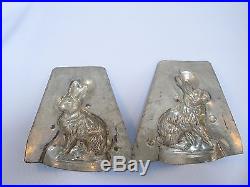 Antique Tin Eppelsheimer Sitting Rabbit Chocolate Mold # 4044 with Clips