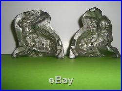 Antique Toy Candy Mold Chocolate Mold Rabbit Sitting. German VERY DETAILED