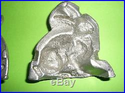 Antique Toy Candy Mold Chocolate Mold Rabbit Sitting. German VERY DETAILED