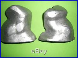 Antique Toy Candy Mold Chocolate Mold Rabbit Sitting. German VERY DETAILED