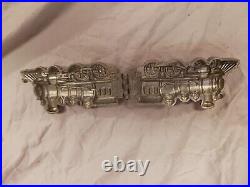 Antique Train Locomotive #477 Pewter Chocolate Candy Ice Cream Mold