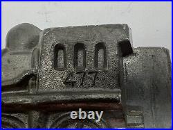 Antique Train Locomotive #477 Pewter Chocolate Candy Ice Cream Mold