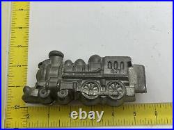 Antique Train Locomotive #477 Pewter Chocolate Candy Ice Cream Mold