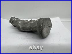 Antique Uncle Sam Pewter Chocolate Candy Ice Cream Mold #1073 Rare