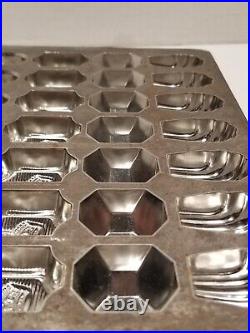 Antique Victorian Chocolate Candy Mold Metal Reinforced Aluminum 71 Sidam B