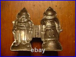 Antique Victorian Keystone Cop Chocolate Mold By S P & S Co. #405