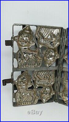 Antique Vintage 3 Bunny And one Lamb candy Chocolate Molds