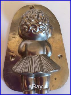 Antique Vintage AFRICAN WOMAN IN GRASS SkIRT COSTUME CHOCOLATE MOLD. RARE RARE