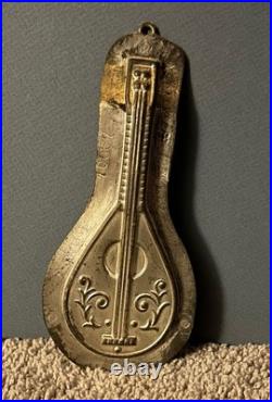 Antique Vintage ANTON REICHE MANDOLIN CHOCOLATE MOLD. 8 1/2' tall Antique Vintage ANTON REICHE MANDOLIN CHOCOLATE MOLD. 8 1/2' tall