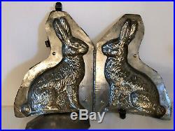 Antique Vintage BUNNY RABBIT CHOCOLATE MOLD. American Made. 12 tall. EASTER
