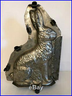 Antique Vintage BUNNY RABBIT CHOCOLATE MOLD. American Made. 12 tall. EASTER