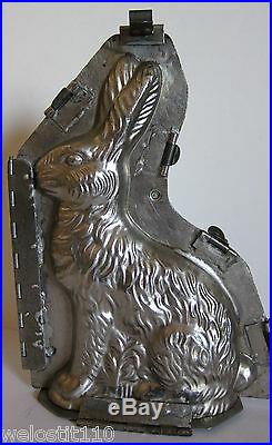 Antique Vintage Bunny Rabbit Chocolate Mold. Eppelsheimer. Huge 12 Tall