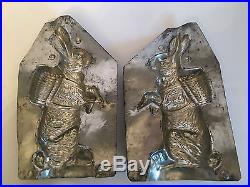 Antique Vintage Bunny Rabbit Chocolate Mold. Huge 8 1/2 Tall. American Mold