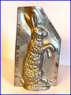 Antique Vintage Bunny Rabbit Chocolate Mold. Huge 9 1/2 Tall. Epplishimer