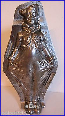 Antique Vintage CLOWN HOLDING PANTS OUT Chocolate Mold. LeTang. 10 1/2 RARE