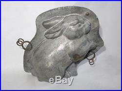 Antique Vintage Chocolate Metal Mold Anton Reiche Rare Old Bunny Rabbit Candy