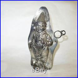 Antique Vintage Chocolate Metal Mold REICHE Rare Circus Clowns Harlequin Jester