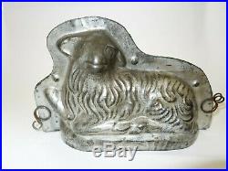 Antique Vintage Chocolate Metal Mold Sheep Christmas Country Farmhouse Decor