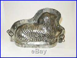 Antique Vintage Chocolate Metal Mold Sheep Christmas Country Farmhouse Decor