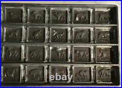 Antique/ Vintage Chocolate Mold 28 Zoo Animals 142 Rare