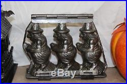 Antique Vintage Chocolate Mold (Anton Reiche) Witches on a Broom. Sarce mold