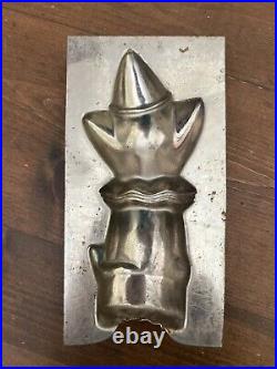 Antique Vintage Chocolate Mold Halloween Clown Cat 6.75 Weygandt