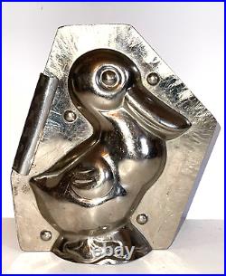 Antique Vintage Cute Duck Chocolate Mold. 6 1/2 Nice