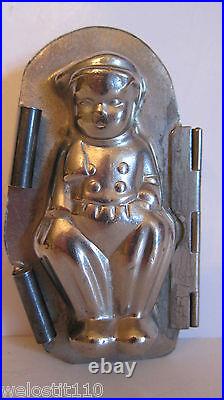 Antique Vintage Dutch Boy With Hands In Pockets Chocolate Mold. Hans Bruhn