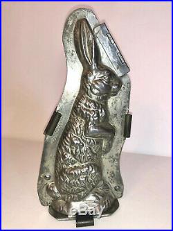 Antique Vintage Easter Bunny Rabbit Chocolate Mold. Anton Reiche