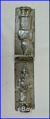 Antique Vintage German Father Christmas Belsnickle Santa Chocolate Candy Mold