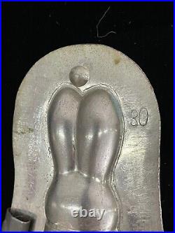 Antique Vintage German Rabbit Chocolate Mold Signed