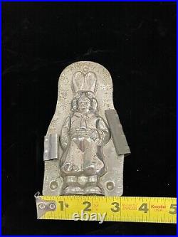 Antique Vintage German Rabbit Chocolate Mold Signed