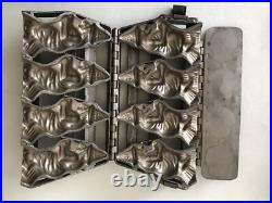 Antique Vintage HALLOWEEN Witch WITCHES Collector Chocolate Mold Hinged Antique Vintage HALLOWEEN Witch WITCHES Collector Chocolate Mold Hinged