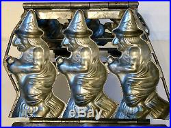 Antique Vintage Halloween 3 Witches Chocolate Mold. Anton Reiche. Germany