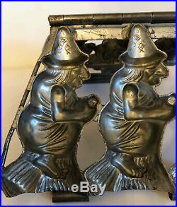 Antique Vintage Halloween 3 Witches Chocolate Mold. Anton Reiche. Germany