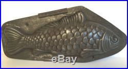 Antique Vintage LARGE FISH CHOCOLATE MOLD. HOLLAND. 13 1/2