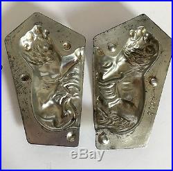 Antique Vintage LION IN GRASS Chocolate Mold. H. WALTER BERLIN, GERMANY