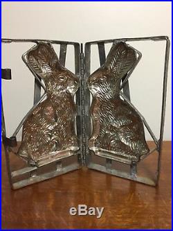 Antique Vintage Large Bunny Rabbit Chocolate Mold 13 Christmas Easter Candy