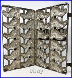 Antique Vintage Large Easter Rabbit Chocolate Mold 12 Rabbits Antique Vintage Large Easter Rabbit Chocolate Mold 12 Rabbits