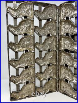 Antique Vintage Large Easter Rabbit Chocolate Mold 12 Rabbits Antique Vintage Large Easter Rabbit Chocolate Mold 12 Rabbits