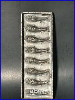 Antique Vintage Letang Fils Paris #1450 Chocolate Fish Mold