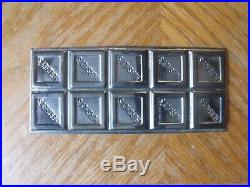 Antique Vintage Lot HERSHEY'S CHOCOLATE FACTORY METAL MOLDS Candy Bars Squares