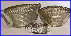Antique Vintage Medium Easter Basket Chocolate Mold. 8 3/4 By 4 1/2. Beautifu